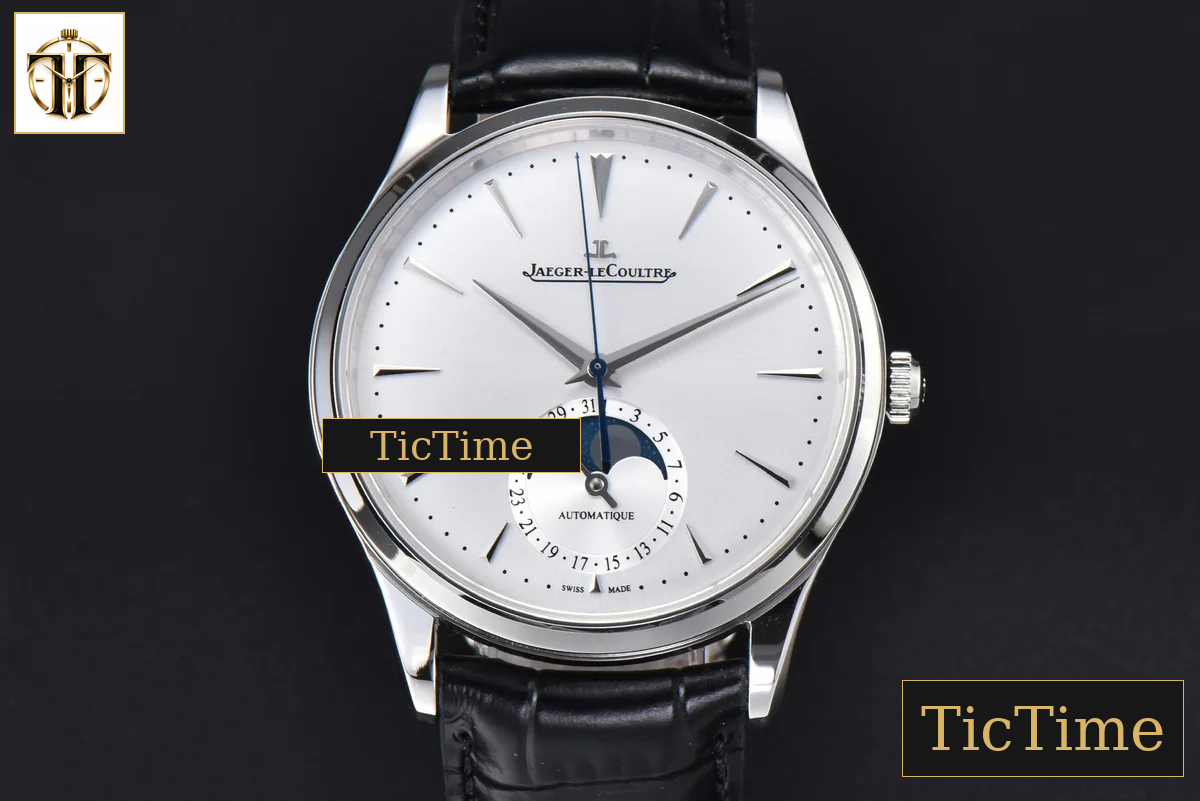 Master Ultra Thin Moonphase 1368430 39mm APSF White Dial Leather Strap SA925 — foto 3