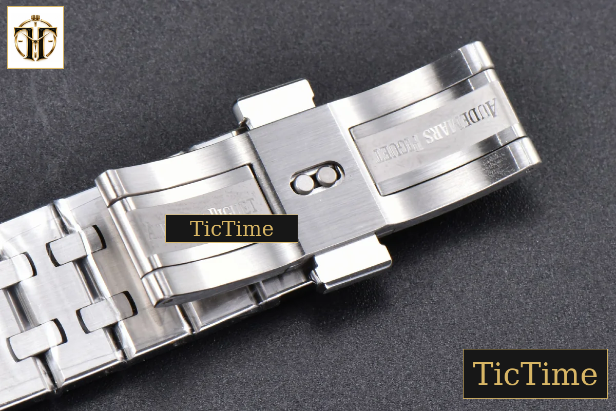 Royal Oak 15450 37mm APSF Blue Textured Dial SS Bracelet A3120 — foto 29
