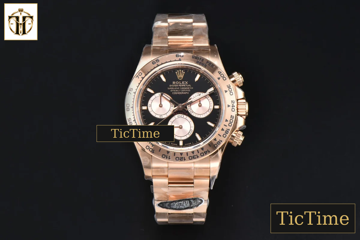 Daytona 126505 40mm Clean Factory RG Black Dial RG Subdial RG Bracelet SH4131 — foto 2