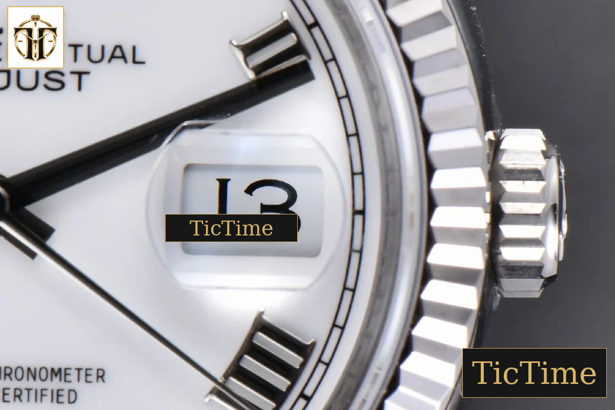 DateJust 904L 36mm VSF White Dial Roma Marker Jubilee VS3235 — foto 12