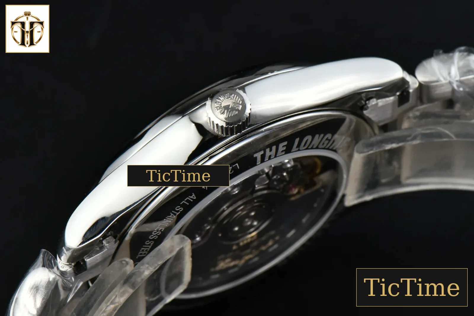 Master Moonphase 40mm GF Blue Dial Stick Marker SS Bracelet A899 — foto 13