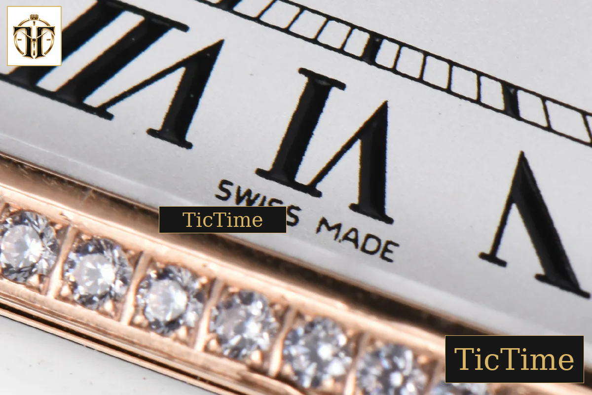 Panthère Secrete Ladies 27mm BVF SS/RG White Dial Diamond Bezel SS/RG Bracelet Ronda Quartz — foto 8
