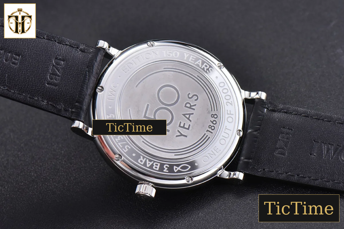 Portofino ‘150 Years’ 40mm V7F White Dial YG Markers Black Leather Strap / A2892 — foto 23