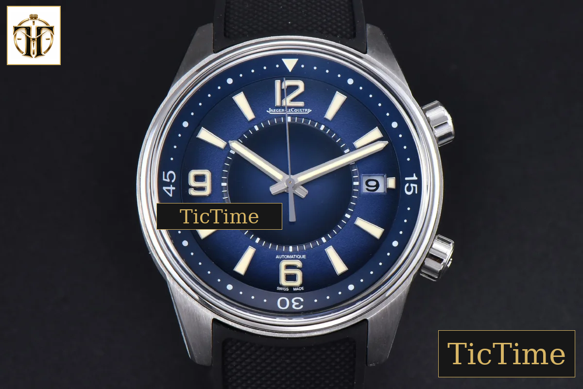 Polaris 42mm CSF Blue Dial Black Rubber Strap Mod MY9015 — foto 2