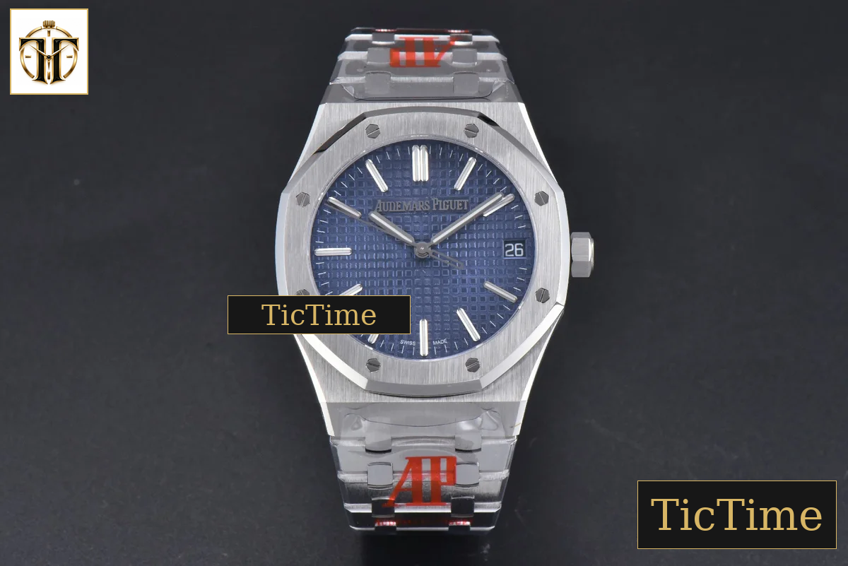 Royal Oak 15400 41mm ORF Blue Textured Dial SS Bracelet A3120 — foto 3