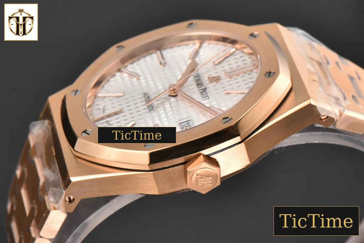 Royal Oak 15400 41mm ZF RG White Textured Dial RG Bracelet SA3120 — foto 11