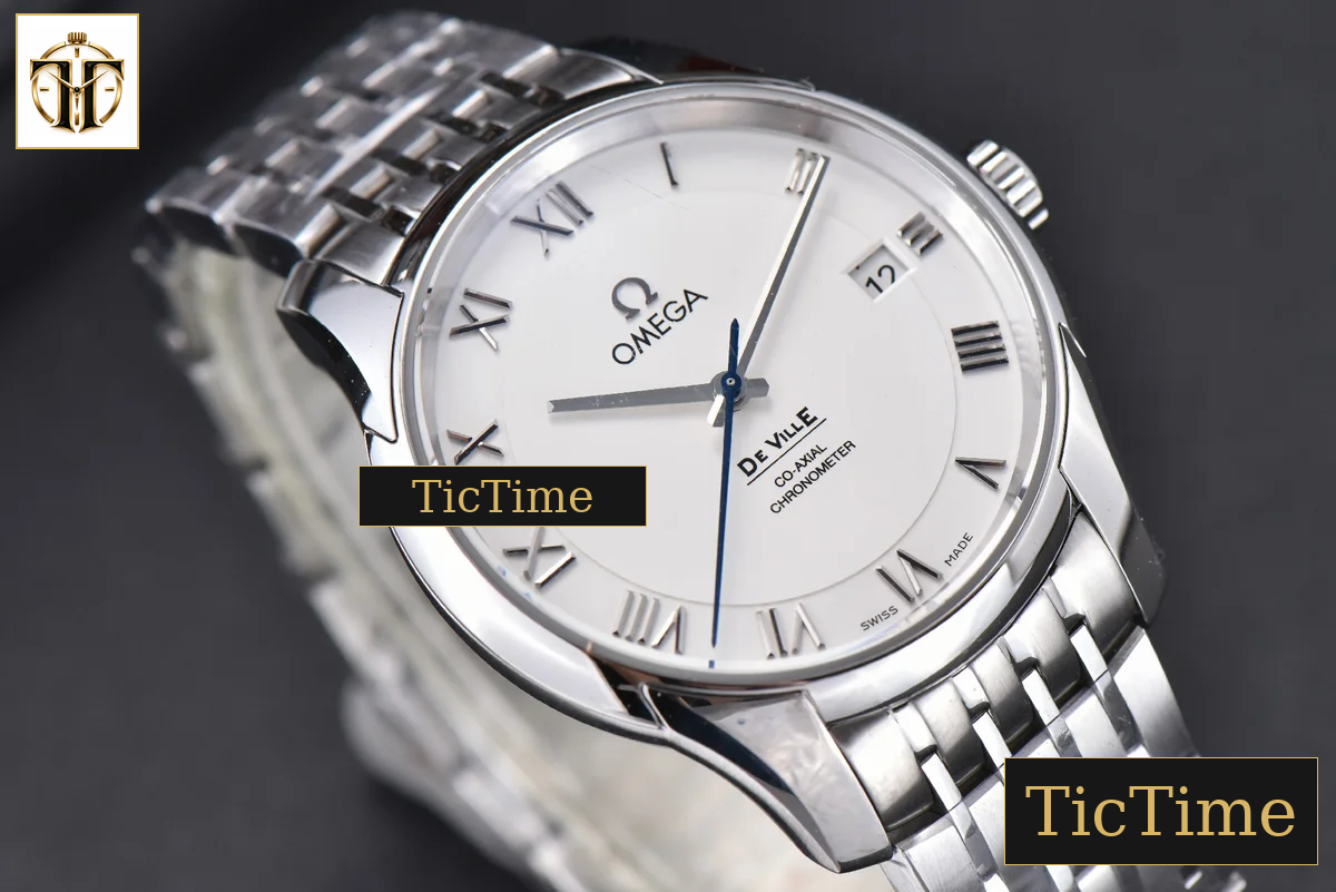 De Ville Hour Vision 41mm VSF White Dial Roma Marker SS Bracelet A8500 — foto 10