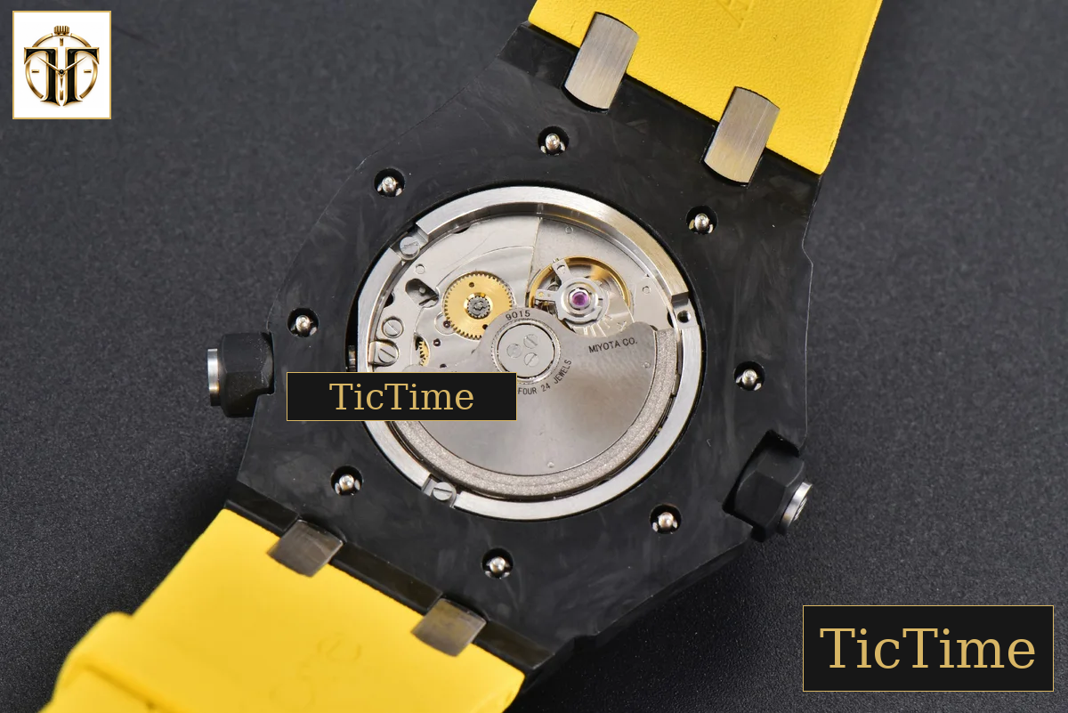Royal Oak Offshore Diver 42mm IPF Black/Yellow Dial Yellow Rubber Strap MY9015 — foto 21