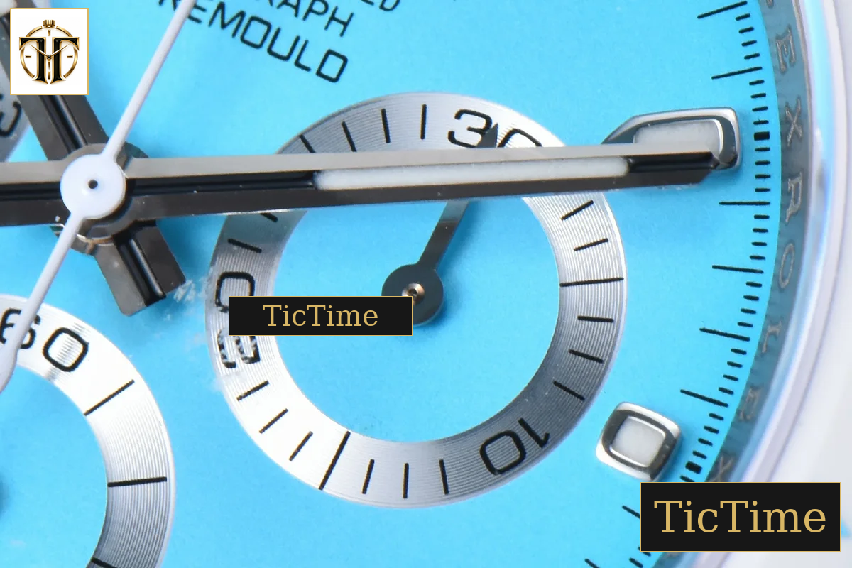 Daytona AETF White Ceramic Blue Dial Ceramic Bracelet V2 SA4130 — foto 7