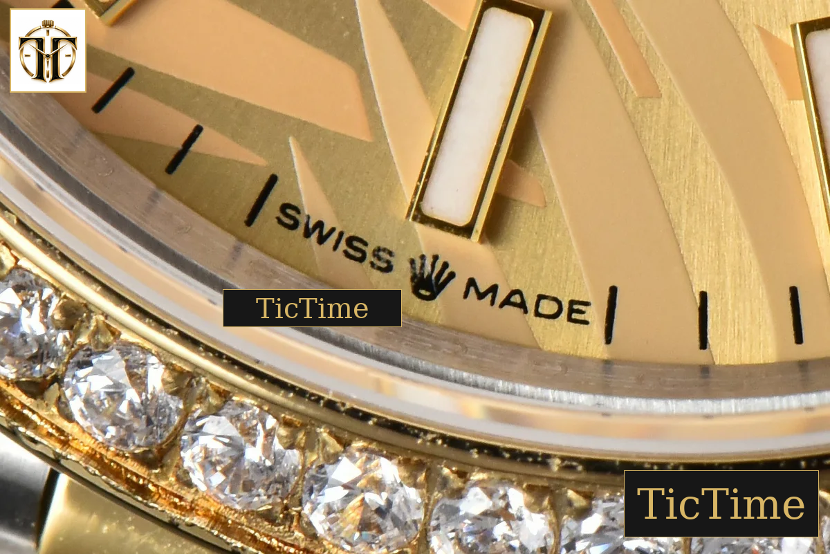 DateJust 36mm BPF YG/SS Diamond YG Plam Dial Jubilee Bracelet A2824 — foto 8