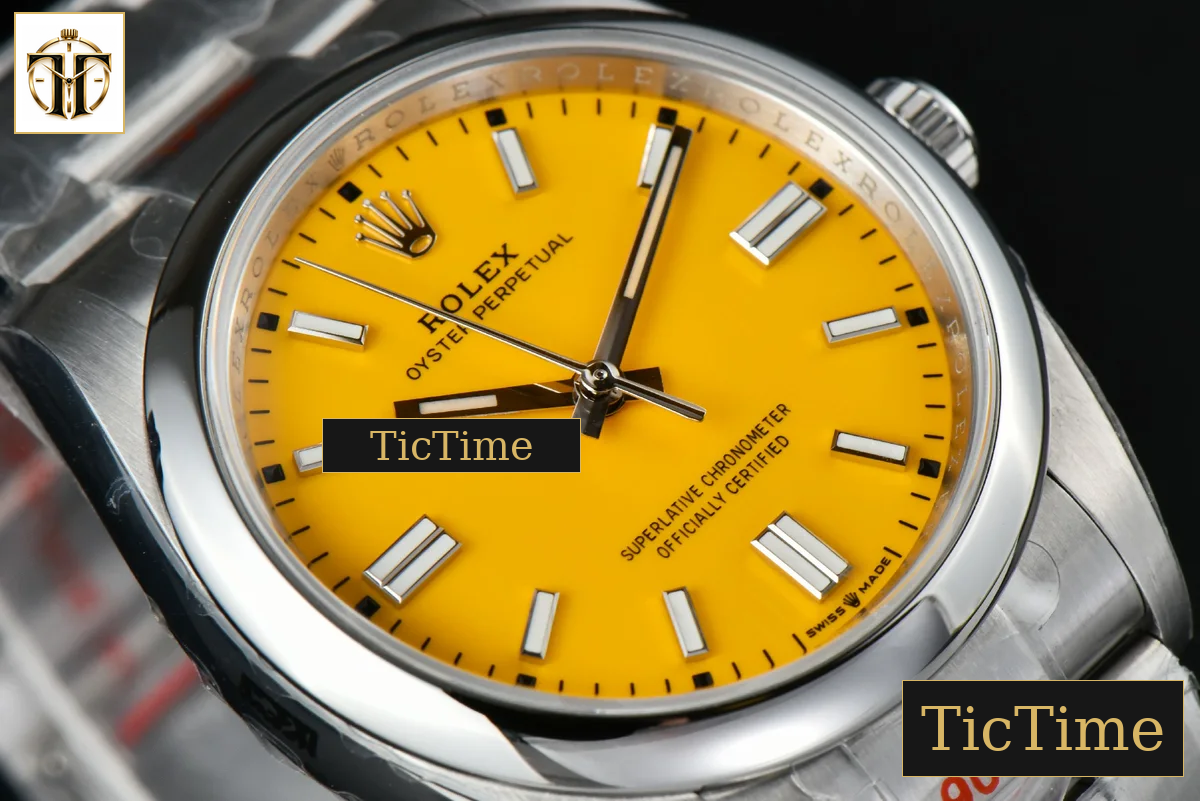 Oyster Perpetual 126000 36mm EWF Yellow Dial SS Bracelet A3230 — foto 11