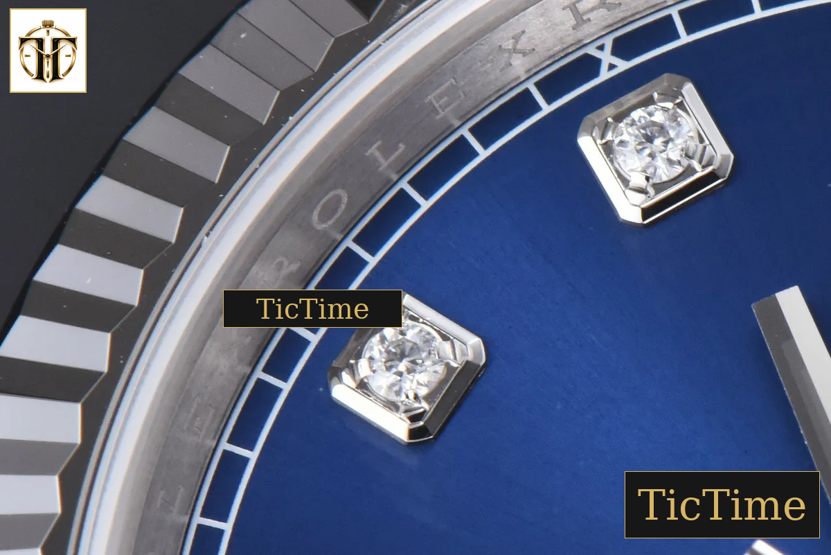DateJust 904L 126334 41mm Clean Factory Blue Dial Diamond Marker Jubilee Bracelet VR3235 — foto 7