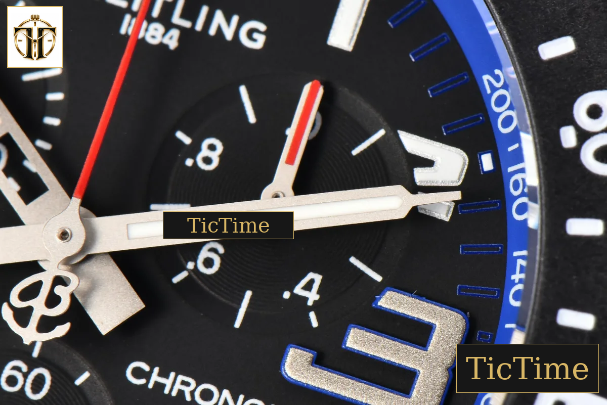 Endurance Pro 44mm OF Blue Chronometer Dial Blue Rubber Strap Swiss Quartz — foto 11