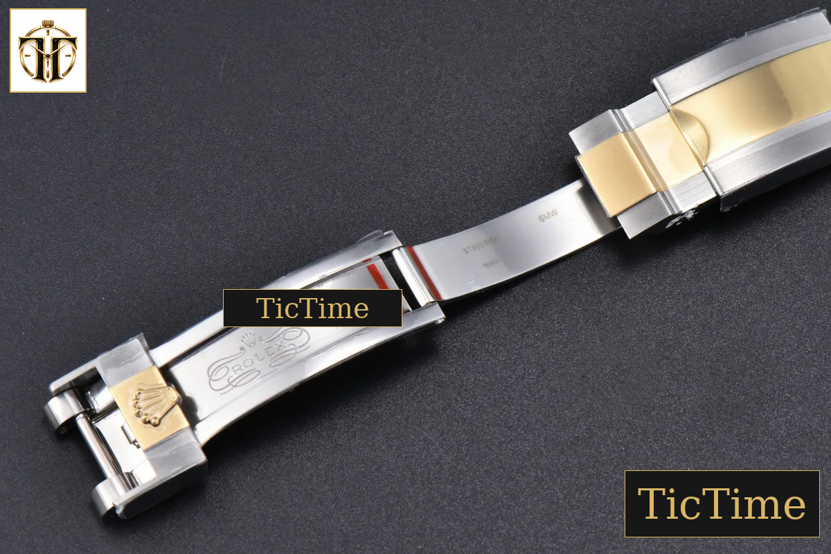 GMT Master II 904L 126713 40mm GMF YG/SS Black/Gray Bezel Black Dial Jubilee Bracelet SH3285 — foto 36