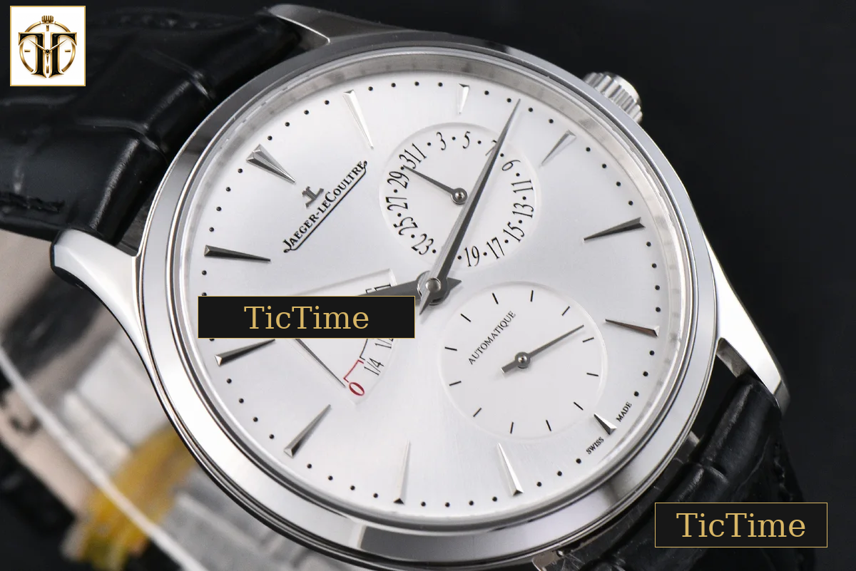 Master Ultra Thin Power Reserve 39mm APSF Silver Dial Black Leather Strap DD938 — foto 12