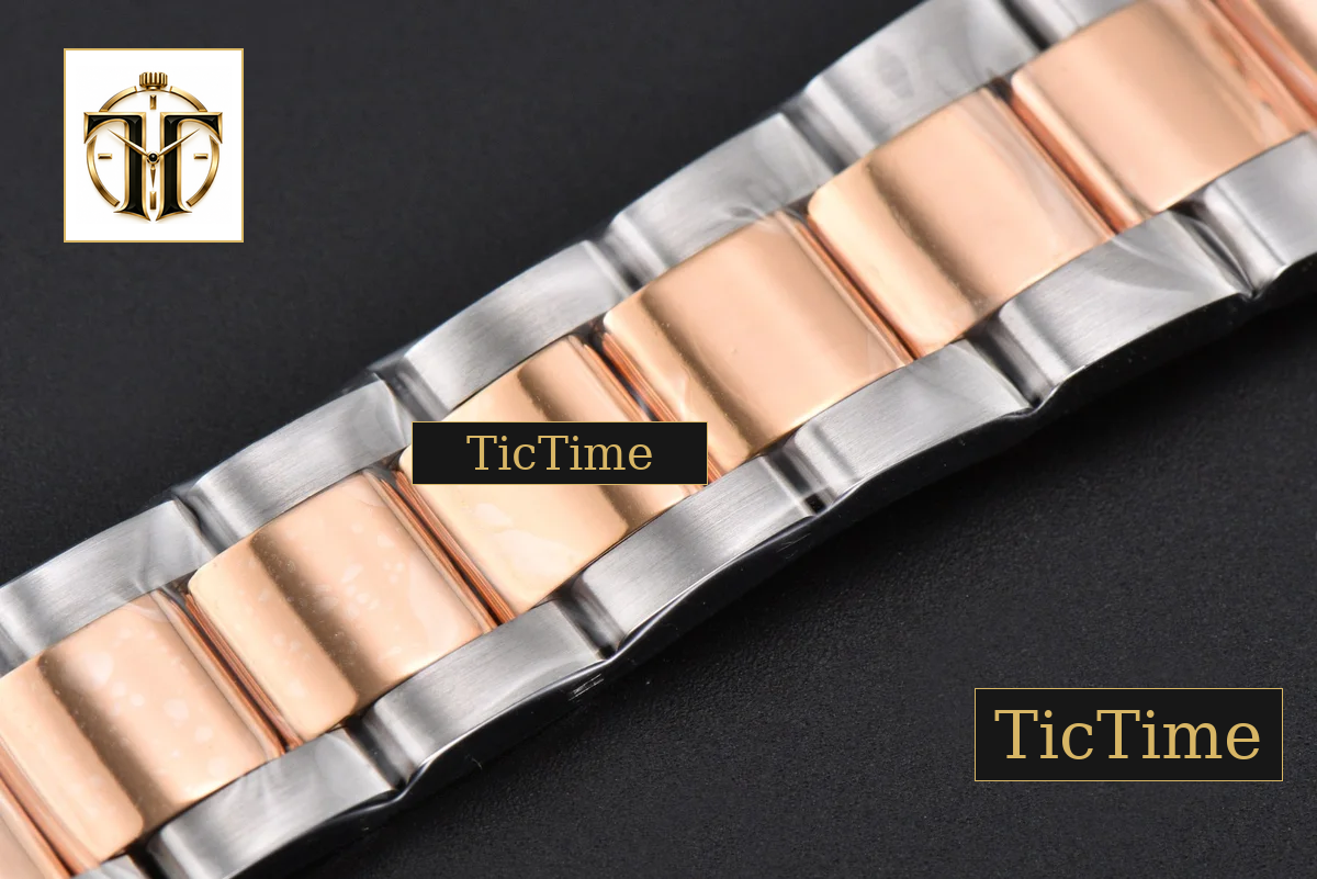 GMT Master CHNR Rootbeer 126711 Gold Factory YG/SS Oyster Bracelet V4 Weighted — foto 25