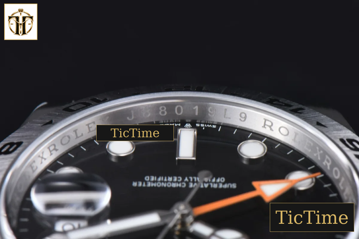 Explorer II 904L 226570 42mm Clean Factory Black Dial SS Bracelet CHS DD3285 — foto 14