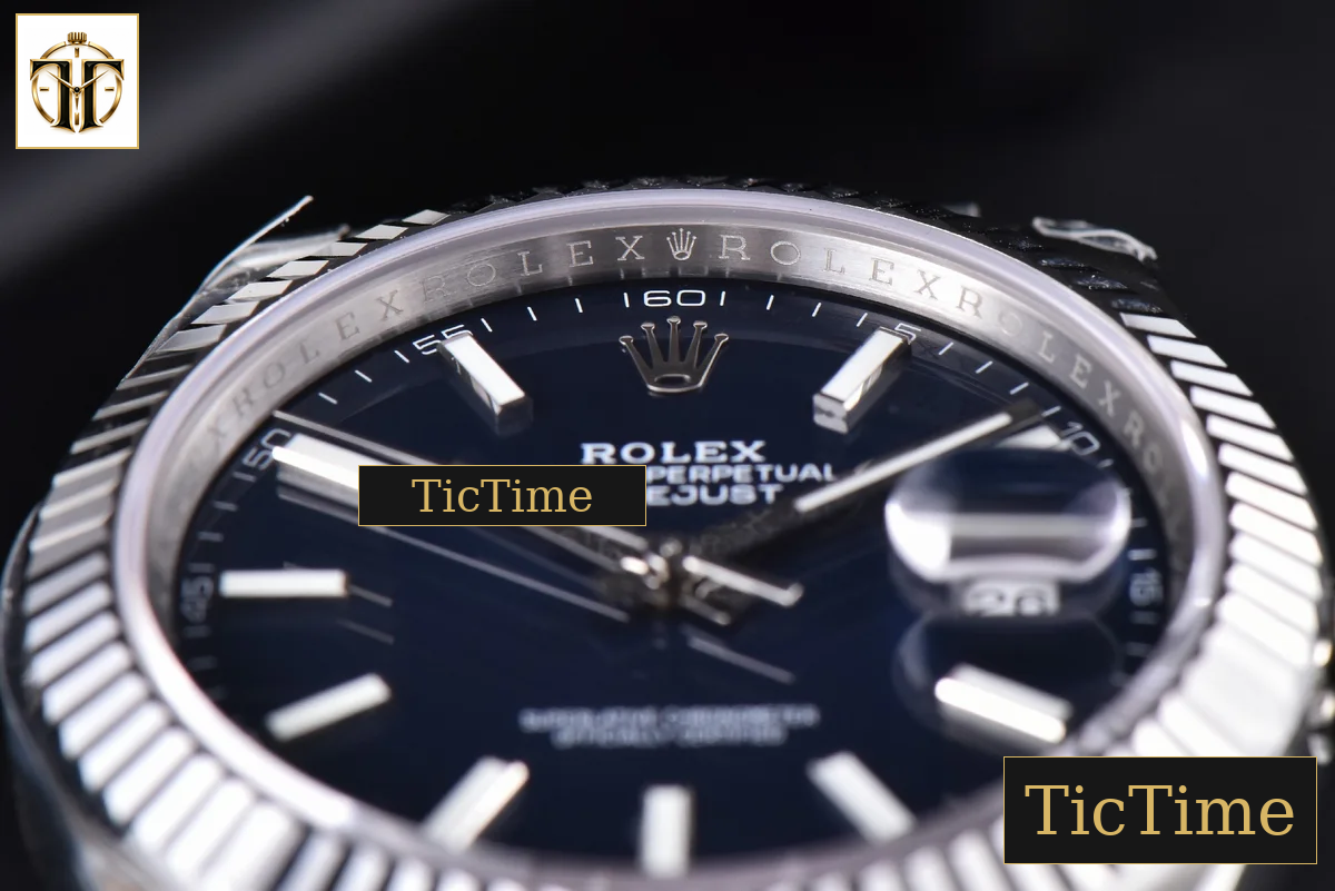 DateJust Fluted Bezel 126334 41mm VSF Blue Dial Oyster Bracelet VS3235 — foto 27
