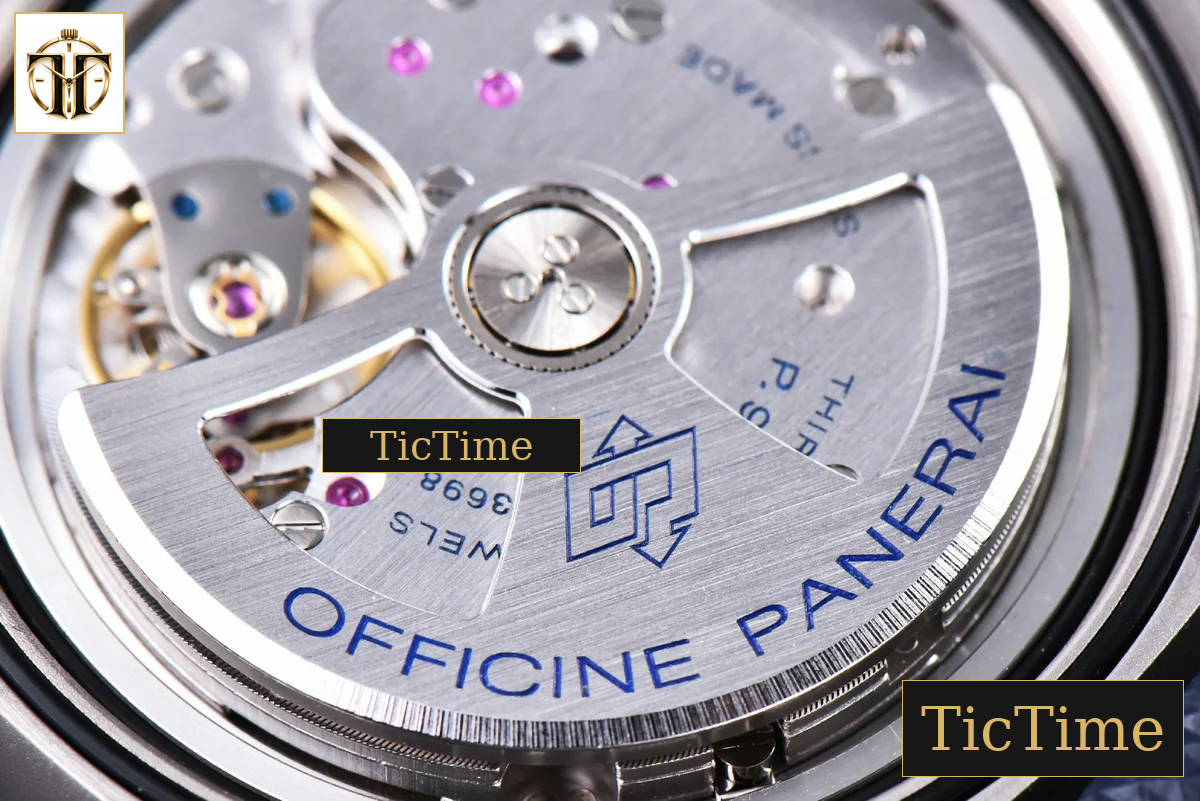 PAM1117 44mm VSF Titanium Blue Dial Blue Rubber Strap P9010 — foto 19
