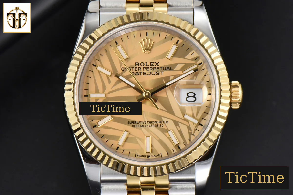 DateJust 36mm BPF YG/SS YG Plam Dial Jubilee Bracelet A2824 — foto 2