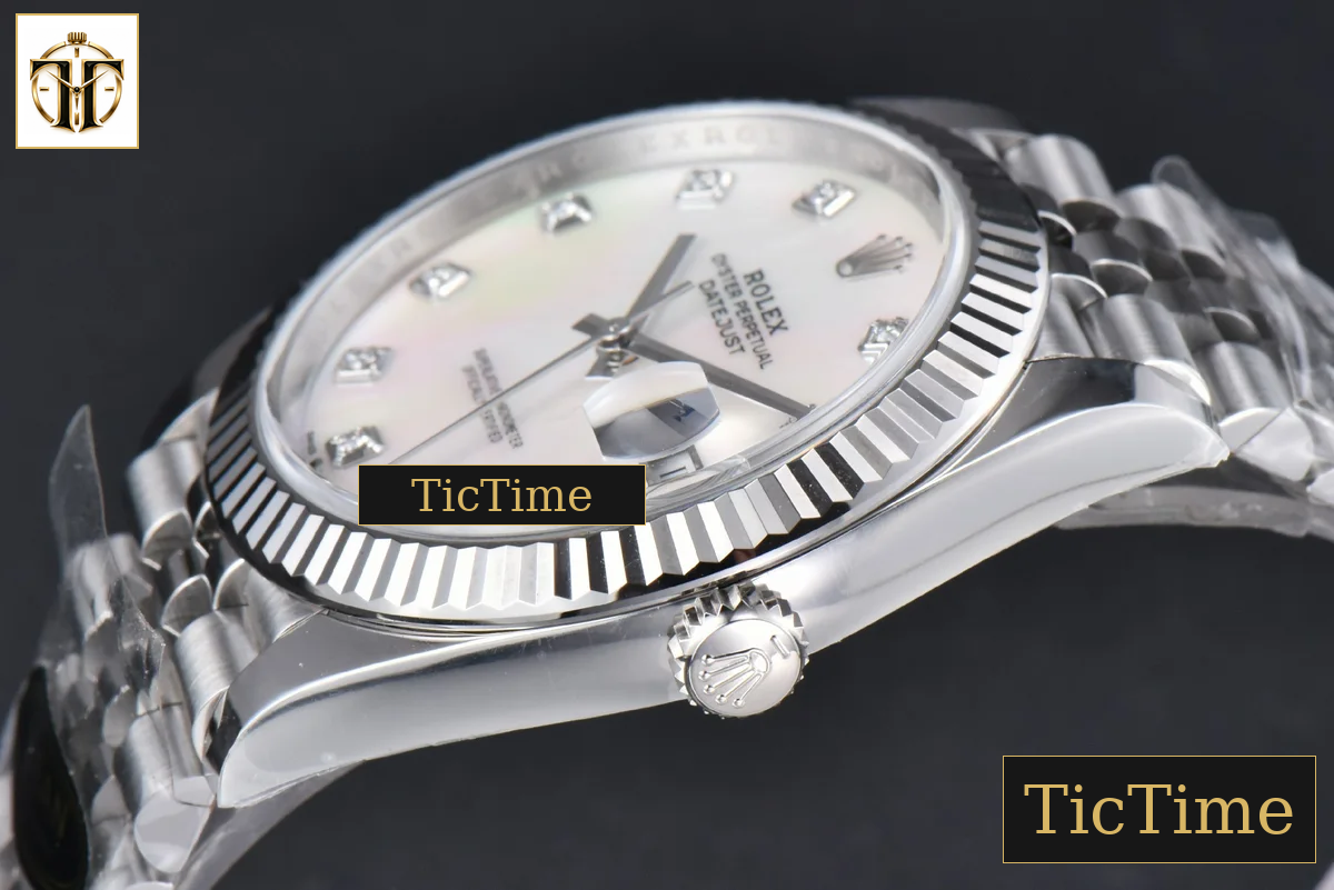 DateJust 904L 126334 41mm CF MOP Dial Diamond Marker Jubilee Bracelet VR3235 — foto 11