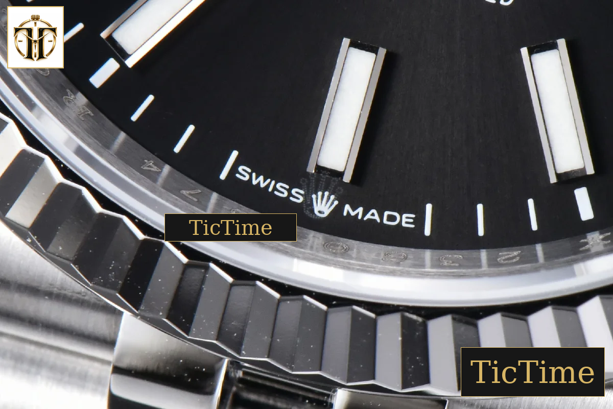 DateJust 904L 126234 36mm VSF Black Dial Lume Marker Jubilee Bracelet VS3235 — foto 10