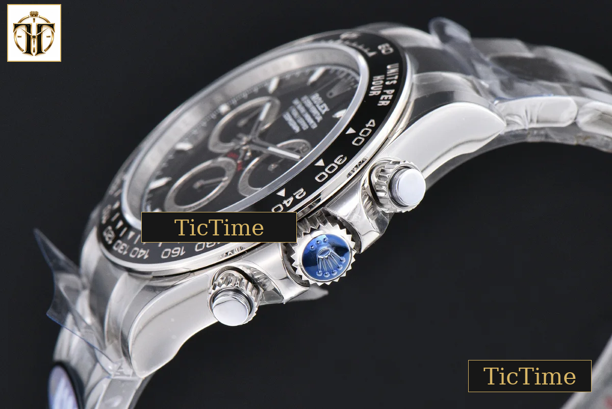 Daytona UFO 904L 126500 40mm UF Black Dial SS Braclet UF4131 — foto 12