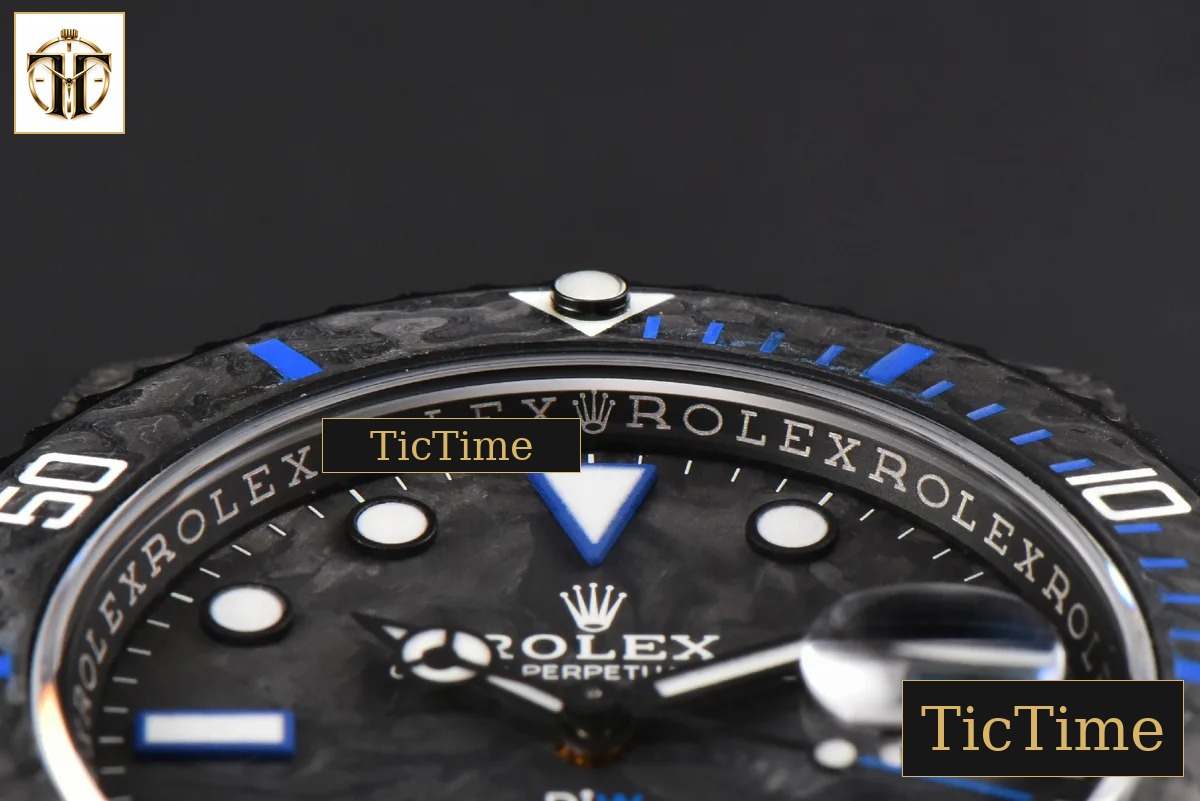 Submariner DIW Forged Carbon 40mm VSF Blue Element Nylon Strap VS3135 — foto 14