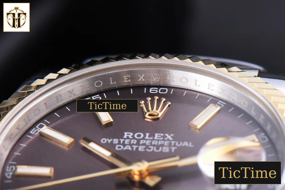 Datejust 41mm GMF YG/SS Gray Dial Stick Marker Fluted Bezel Jubille Bracelet VR3235 — foto 11