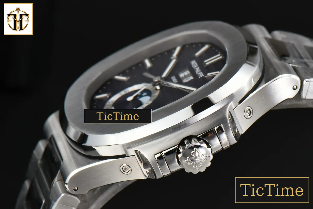 Nautilus Full Function 5726 PPF Gray Dial SS Bracelet A324 — foto 9