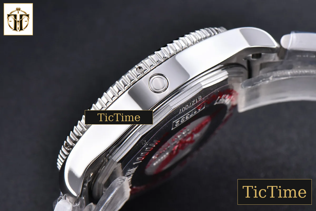 Superocean 44mm TF White Ceramic Black Dial Numerical Marker SS Bracelet A2824 — foto 11