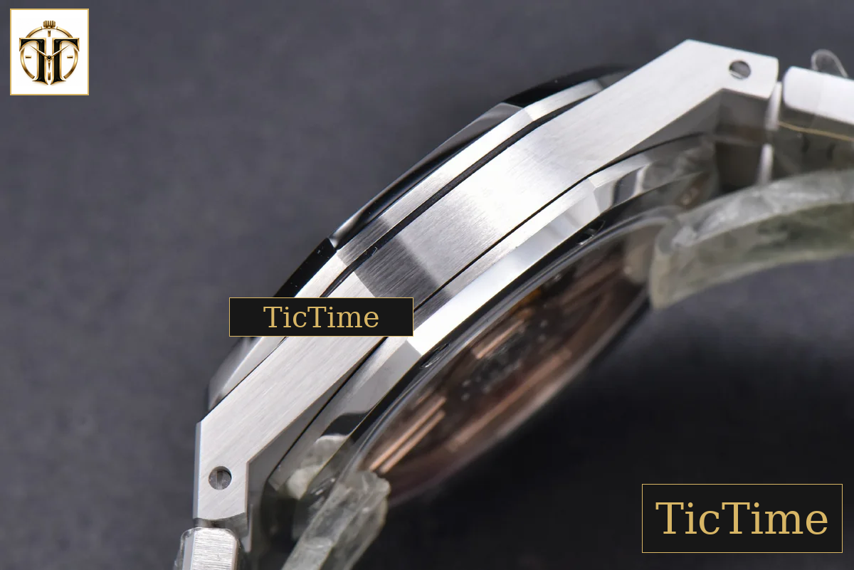 Royal Oak 15500 41mm OMF White Textured Dial SS Bracelet V2 Miyota 9015 — foto 11