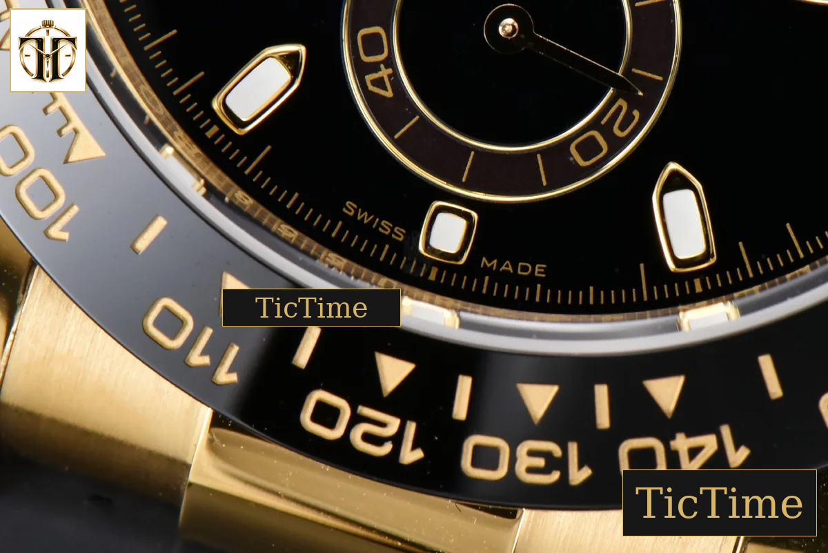 Daytona 116518 BTF YG Ceramic Black Dial Oysterflex Strap SA4130 — foto 9