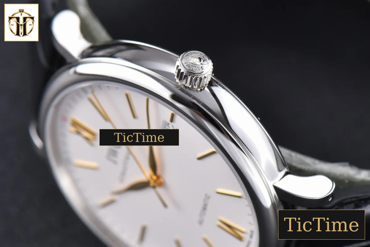Portofino ‘150 Years’ 40mm V7F White Dial YG Markers Black Leather Strap / A2892 — foto 7