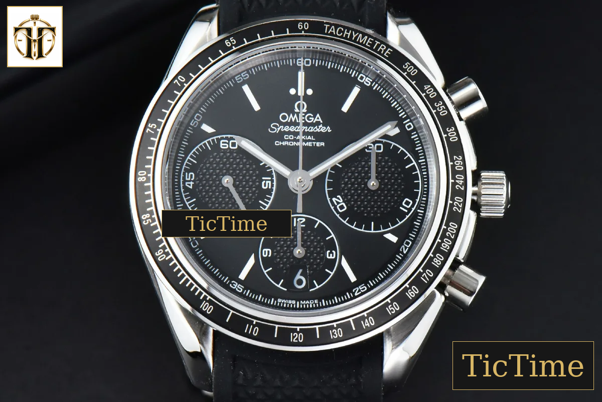 Speedmaster Racing Master 40mm HRF Black Dial Black Rubber Strap A7750 — foto 2