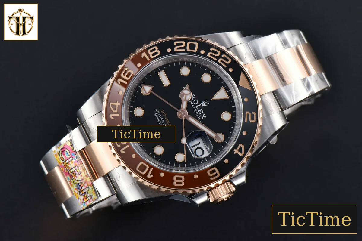 GMT-Master II CHNR 126711 40mm Clean Factory RG/SS Black/Brown Ceramic Oyster Bracelet DD3285 — foto 15