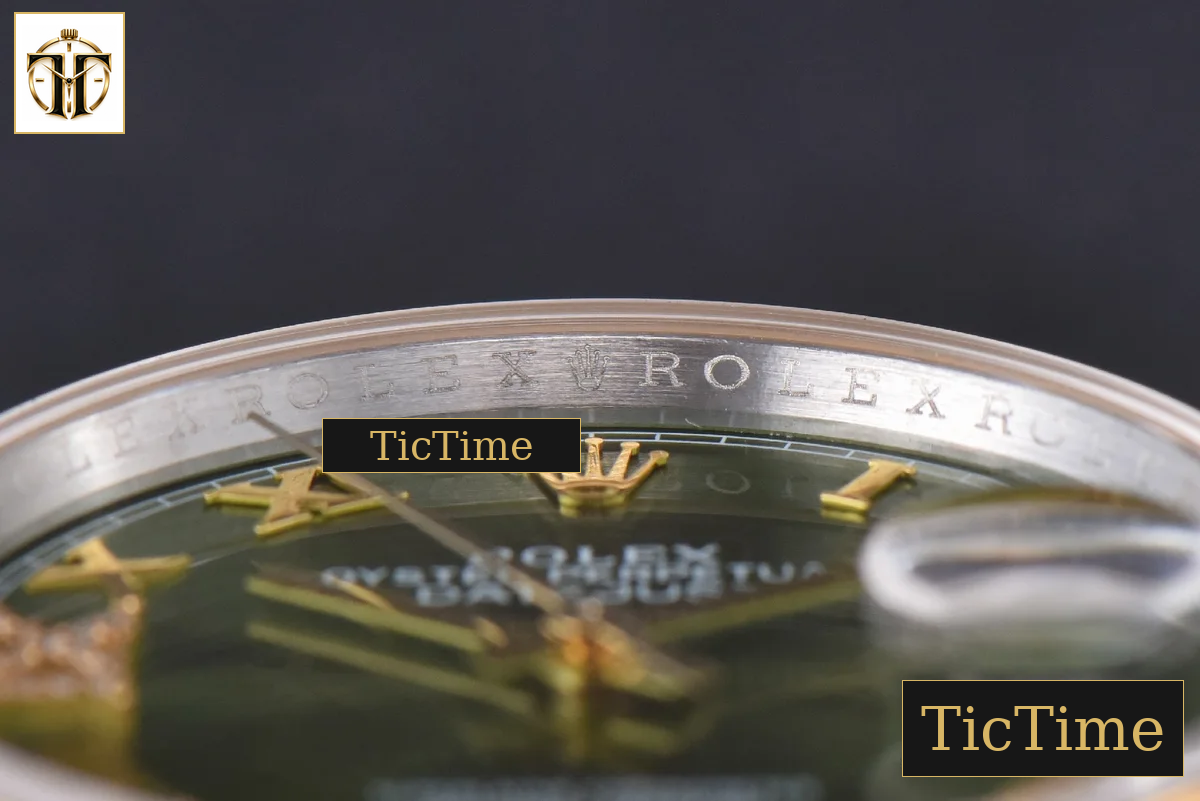 DateJust 36mm EWF SS/YG Green Dial Diamond Roma Marker Diamond Bezel Oyster Bracelet A3235 — foto 15