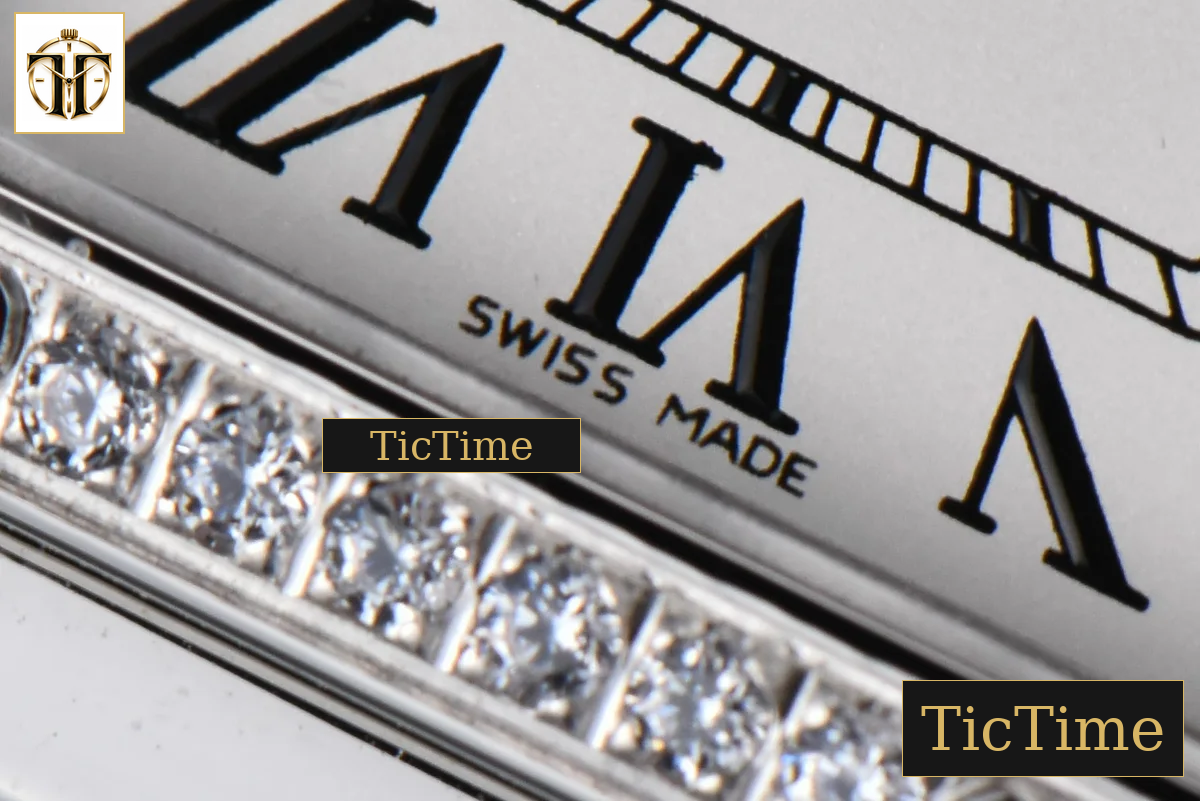 Panthère Secrete Ladies 22mm BVF SS Diamond Bezel White Dial SS Bracelet Ronda Quartz — foto 8