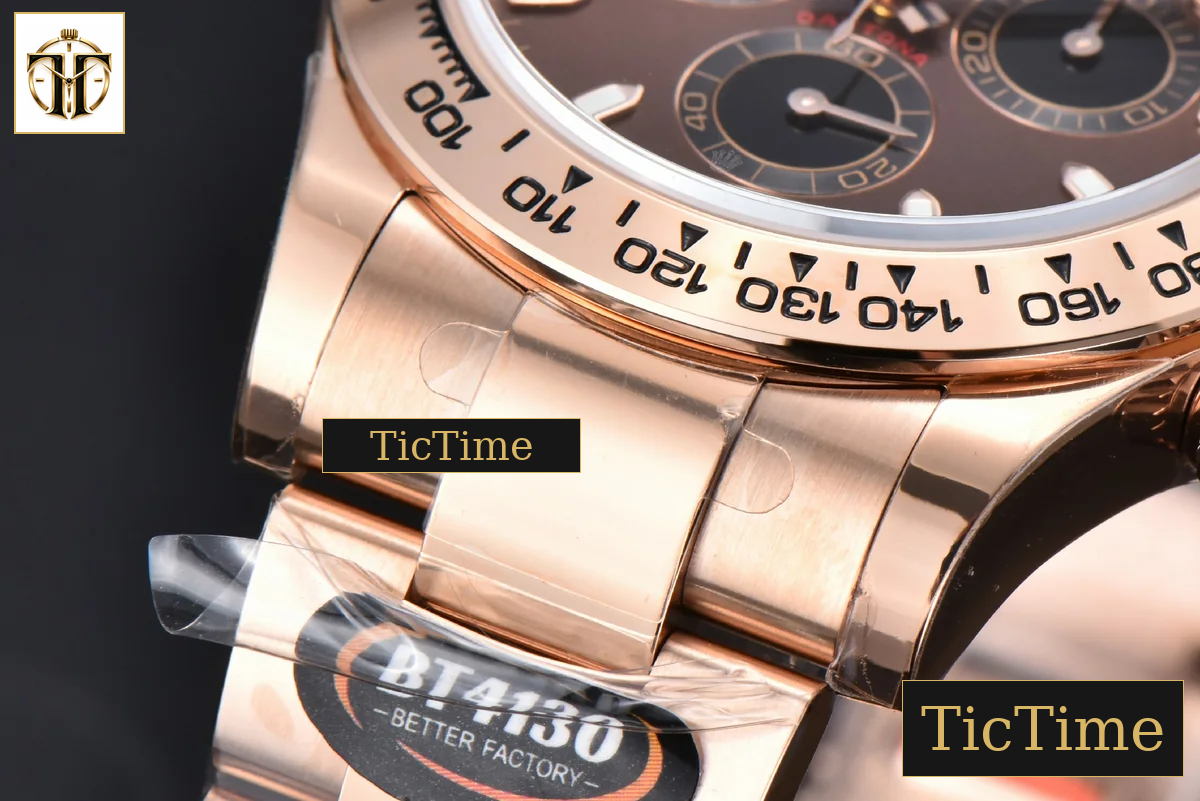 Daytona 116505 40mm BTF Brown Dial Black Subdial RG Bracelet SA4130 — foto 10