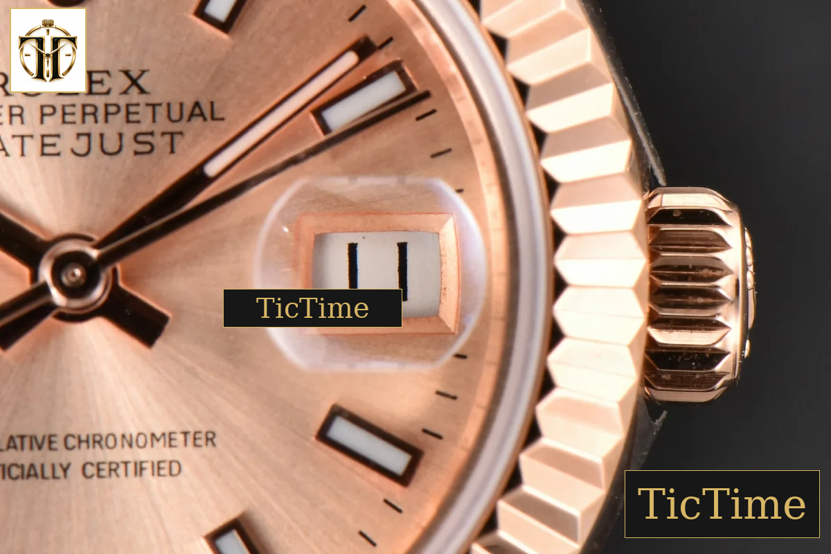 DateJust Ladies 28mm WF RG RG Dial Lume Marker Jubilee Bracelet A2236 — foto 10