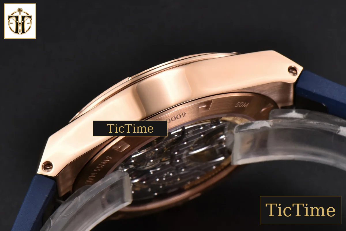 Overseas Tourbillon 6000V 42.5mm BBRF RG Blue Dial Blue Rubber Strap Tourb — foto 16