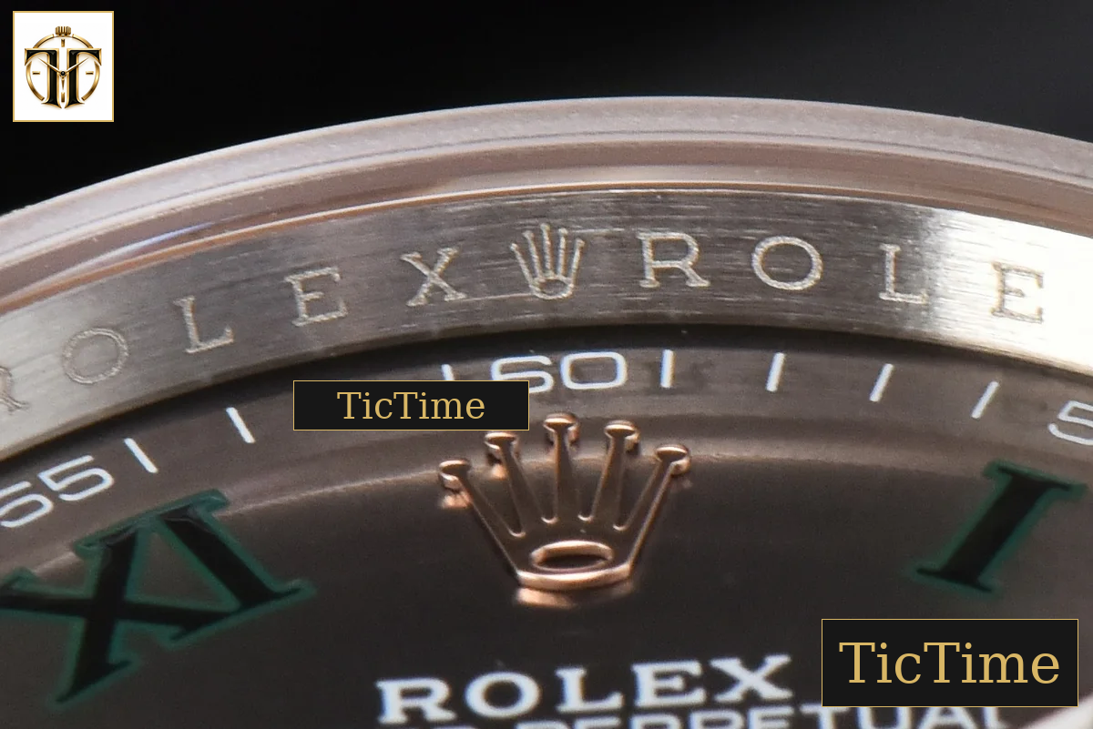 DateJust 36mm BPF RG/SS Diamond Bezel Gray Wimbledon Dial Oyster Bracelet A2824 — foto 12