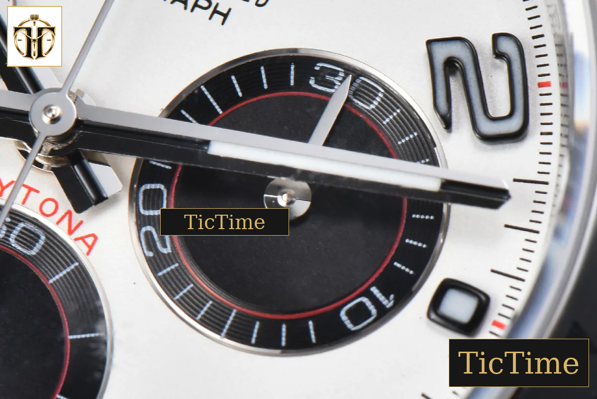 Daytona 116509 APSF SS White Dial Digital Marker SS Bracelet SH4130 — foto 8