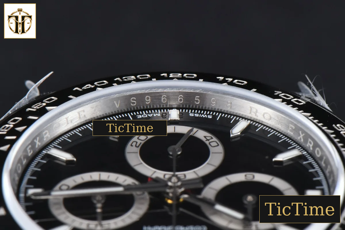 Daytona 904L 126500 40mm BPF SS Black Bezel Black Dial SS Bracelet SH4131 — foto 15