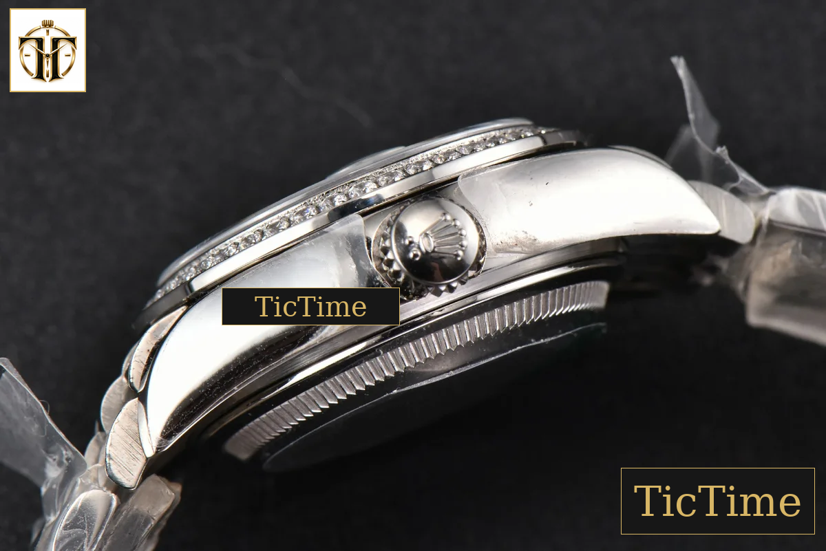 DateJust Ladies 28mm WF Diamond Silver Dial Roma Marker Jubilee Bracelet A2236 — foto 17