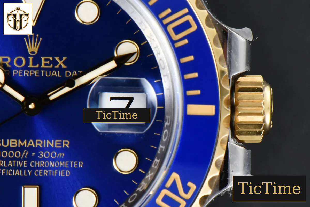Submariner LB 116613 40mm Clean Factory YG/SS Blue Ceramic Blue Dial YG/SS Bracelet VR3130 — foto 10