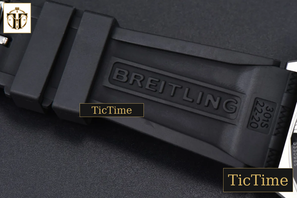 Chronomat B01 44mm BLSF Black Bezel Black Dial Rubber Strap 7750 — foto 27