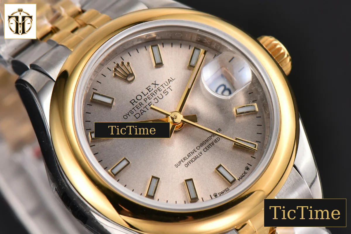 DateJust Ladies 28mm WF YG/SS Smooth Bezel Silver Dial Jubilee Bracelet A2236 — foto 13