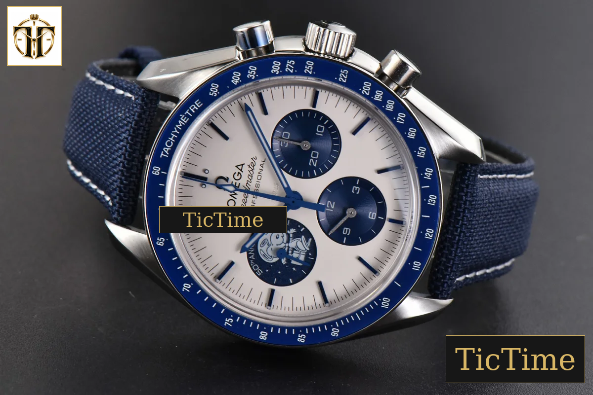 Speedmaster Professional ‘Snoopy’ 50th Anniversary Nylon Strap (Mod) 42mm GSF A7750 — foto 13