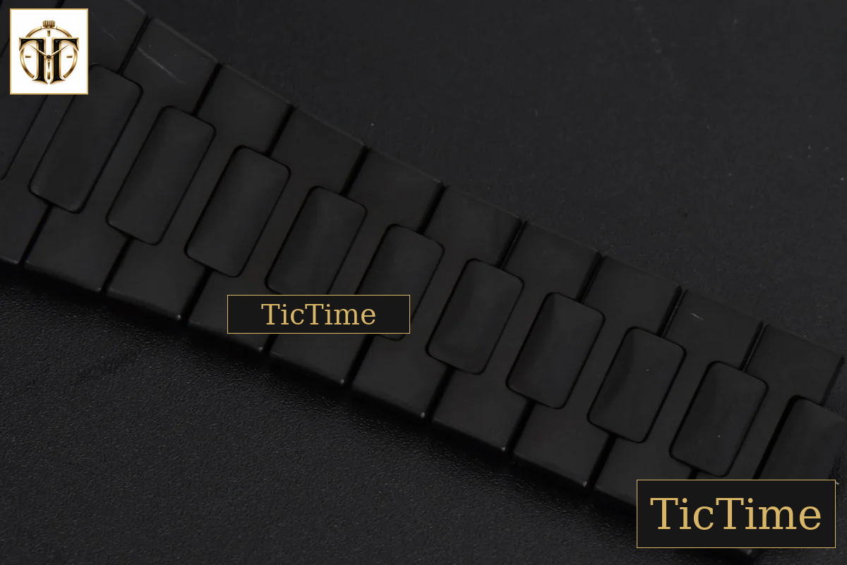 Nautilus 5711 PPF PVD All Black White Textured Dial PVD Bracelet 324CS V4 — foto 25